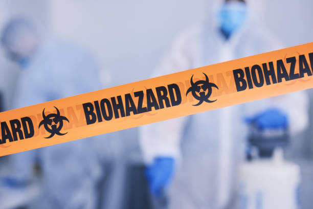 Professional Biohazard Cleanup technician working in Cape Canaveral, FL